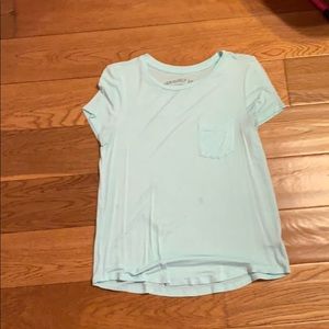 A teal Aeropostale top